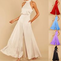 Women's Daily Simple Style Classic Style Solid Color Full Length Jumpsuits main image 1