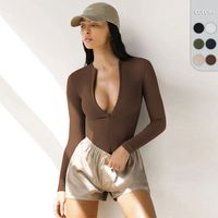Women's Bodysuits Bodysuits Casual Basic Solid Color main image 6