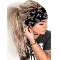 Women's Vacation Flower Polyester Hair Band sku image 4