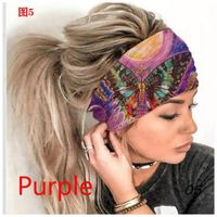 Women's Casual Flower Milk Fiber Hair Band sku image 5