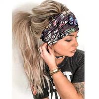 Women's Vacation Flower Polyester Hair Band sku image 3