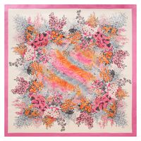 Women's Elegant Flower Polyester Printing Scarf main image 6