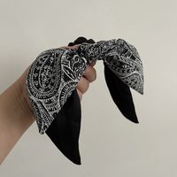 Women's Retro Bow Knot Cloth Hair Tie main image 4