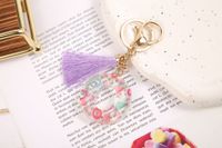 Simple Style Letter Resin Unisex Bag Pendant Keychain sku image 13