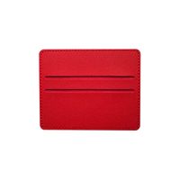 Unisex Solid Color Pu Leather Open Card Holders main image 3