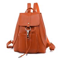 Solid Color Daily Women's Backpack sku image 2