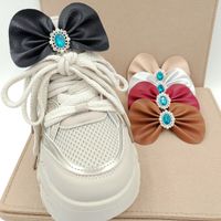 Bow Knot Shoe Accessories Pu Leather Winter Summer Spring Shoe Buckle main image 5