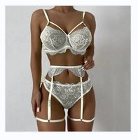 Women's Lady Sexy Solid Color Sexy Lingerie Sets Home Daily High Waist Sexy Lingerie main image 4