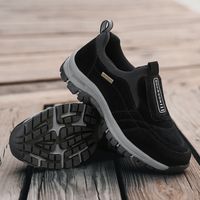 Men's Vintage Style Solid Color Round Toe Sports Shoes main image 1