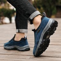 Men's Vintage Style Solid Color Round Toe Sports Shoes main image 4