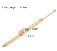 Simple Style Commute Tree Heart Shape 304 Stainless Steel 18K Gold Plated Bracelets In Bulk main image 2