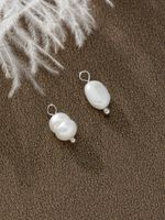 Basic Baroque Style Handmade Oval Freshwater Pearl Jewelry Accessories main image 1