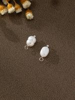 Basic Baroque Style Handmade Oval Freshwater Pearl Jewelry Accessories main image 3