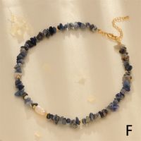 Einfacher Stil Irregulär Süßwasserperle Stein Perlen Überzug 18 Karat Vergoldet Halsband sku image 6