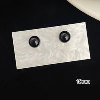 Simple Style Pearl Alloy Stoving Varnish Artificial Pearls Women's Ear Studs 1 Pair sku image 9