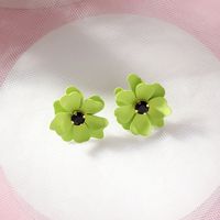 1 Pair Sweet Flower Alloy Ear Studs main image 4