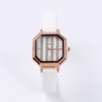 Classic Style Solid Color Buckle Quartz Women's Watches sku image 1