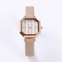 Classic Style Solid Color Buckle Quartz Women's Watches sku image 4