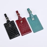 Unisex Stripe Pu Leather Open Card Holders main image 1