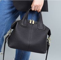Women's Pu Leather Solid Color Vintage Style Classic Style Round Zipper Handbag sku image 1