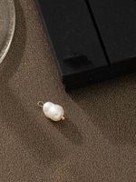 Basic Baroque Style Handmade Oval Freshwater Pearl Jewelry Accessories sku image 1