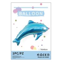 Cartoon Style Cute Animal Mermaid Aluminum Film Holiday Party Balloons sku image 3
