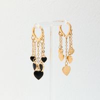 1 Piece Sweet Heart Shape Alloy Drop Earrings main image 1