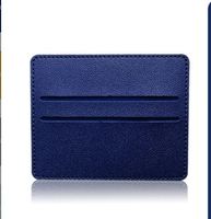 Unisex Solid Color Pu Leather Open Card Holders sku image 3