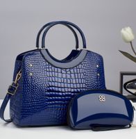 Women's Medium Pu Leather Solid Color Vintage Style Bucket Zipper Handbag sku image 7