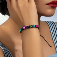 Ig Style Retro Commute Round Rope Beaded Knitting Women's Bracelets main image 4