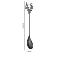 Christmas Cute Solid Color Stainless Steel Spoon 1 Piece sku image 5