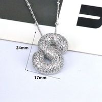 Simple Style Classic Style Letter Copper Plating Silver Plated Pendant Necklace sku image 18