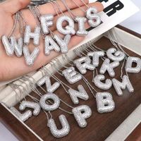 Simple Style Classic Style Letter Copper Plating Silver Plated Pendant Necklace main image 11