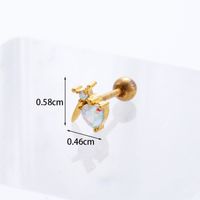 Ear Cartilage Rings & Studs Geometric Copper Plating Artificial Gemstones sku image 8