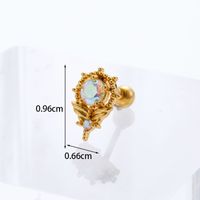 Ear Cartilage Rings & Studs Geometric Copper Plating Artificial Gemstones sku image 3