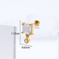 Ear Cartilage Rings & Studs Geometric Copper Plating Artificial Gemstones sku image 22