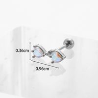 Ear Cartilage Rings & Studs Geometric Copper Plating Artificial Gemstones sku image 10
