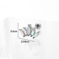 Ohrknorpelringe &Stecker Geometrisch Kupfer Überzug Künstliche Edelsteine sku image 20