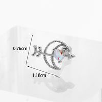 Ear Cartilage Rings & Studs Geometric Copper Plating Artificial Gemstones sku image 21