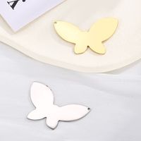1 Piece Stainless Steel 18K Gold Plated Butterfly main image 7