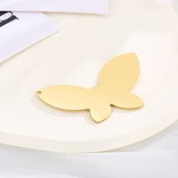 1 Piece Stainless Steel 18K Gold Plated Butterfly main image 4