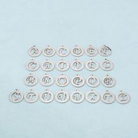 Simple Style Letter Solid Color Stainless Steel Charms Jewelry Accessories main image 7