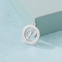 Simple Style Letter Solid Color Stainless Steel Charms Jewelry Accessories main image 5