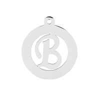 Simple Style Letter Solid Color Stainless Steel Charms Jewelry Accessories sku image 2
