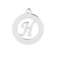 Simple Style Letter Solid Color Stainless Steel Charms Jewelry Accessories sku image 8