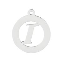 Simple Style Letter Solid Color Stainless Steel Charms Jewelry Accessories sku image 9
