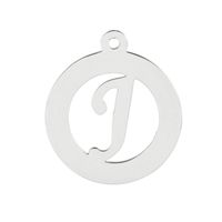 Simple Style Letter Solid Color Stainless Steel Charms Jewelry Accessories sku image 10