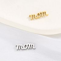 1 Piece Stainless Steel 18K Gold Plated Letter main image 7