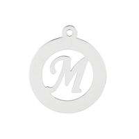 Simple Style Letter Solid Color Stainless Steel Charms Jewelry Accessories sku image 14