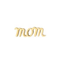 1 Piece Stainless Steel 18K Gold Plated Letter main image 3